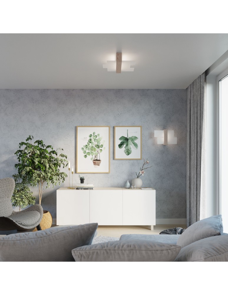 Wall lamps - Sollux Wall lamp FENIKS 1 natural wood SL.0077 - product kolory-swiatla.pl 6