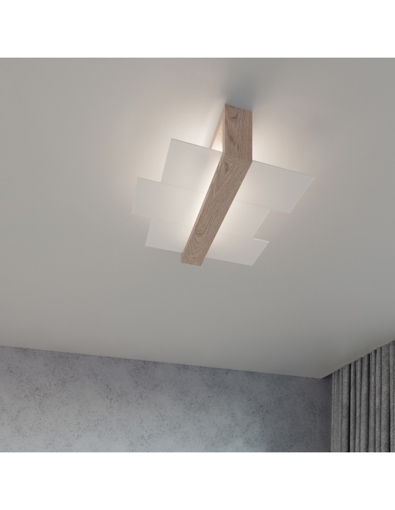 Wall lamps - Sollux Wall lamp FENIKS 1 natural wood SL.0077 - product kolory-swiatla.pl 8