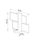 Sollux Kinkiet FENIKS 1 biały SL.0079