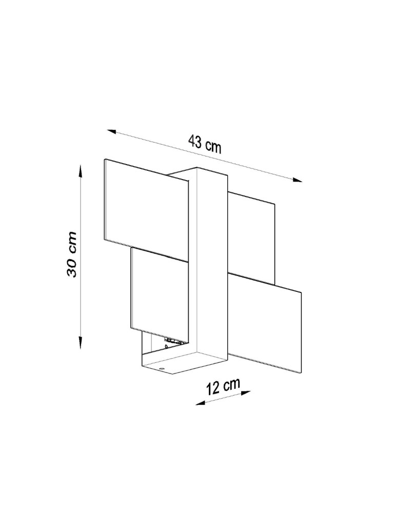 Wall lamps - Sollux Wall lamp FENIKS 1 white SL.0079 - product kolory-swiatla.pl 4