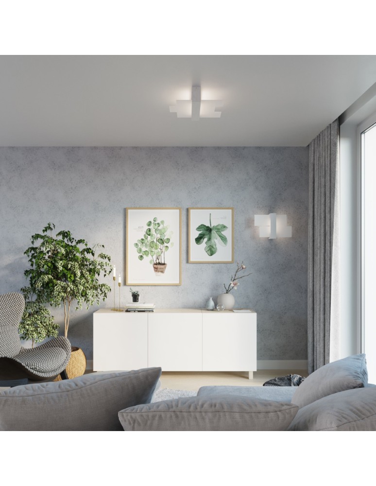 Wall lamps - Sollux Wall lamp FENIKS 1 white SL.0079 - product kolory-swiatla.pl 6