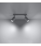 Ceiling lamps - Sollux Plafond RING 2 white SL.0088 - product 3