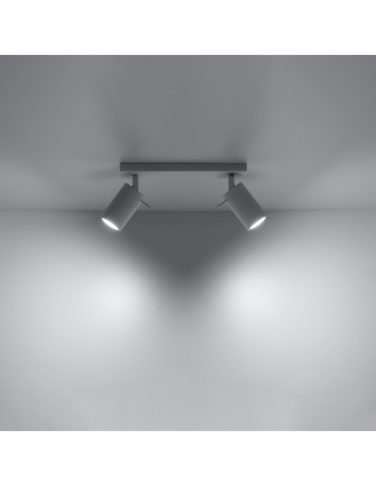 Ceiling lamps - Sollux Plafond RING 2 white SL.0088 - product kolory-swiatla.pl 3