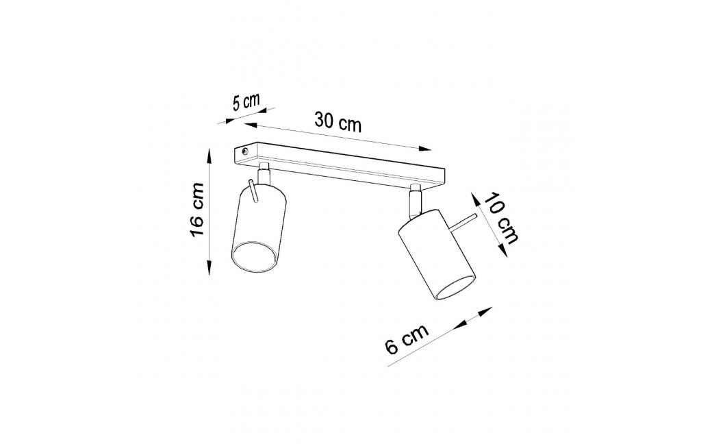 Sollux Plafon RING 2 biały SL.0088