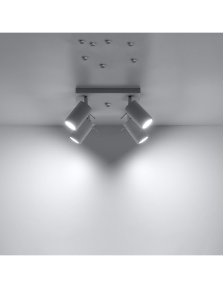 Ceiling lamps - Sollux Plafond RING 4 white SL.0090 - product kolory-swiatla.pl 3