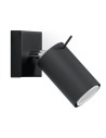 Sollux Wall lamp RING black SL.0091