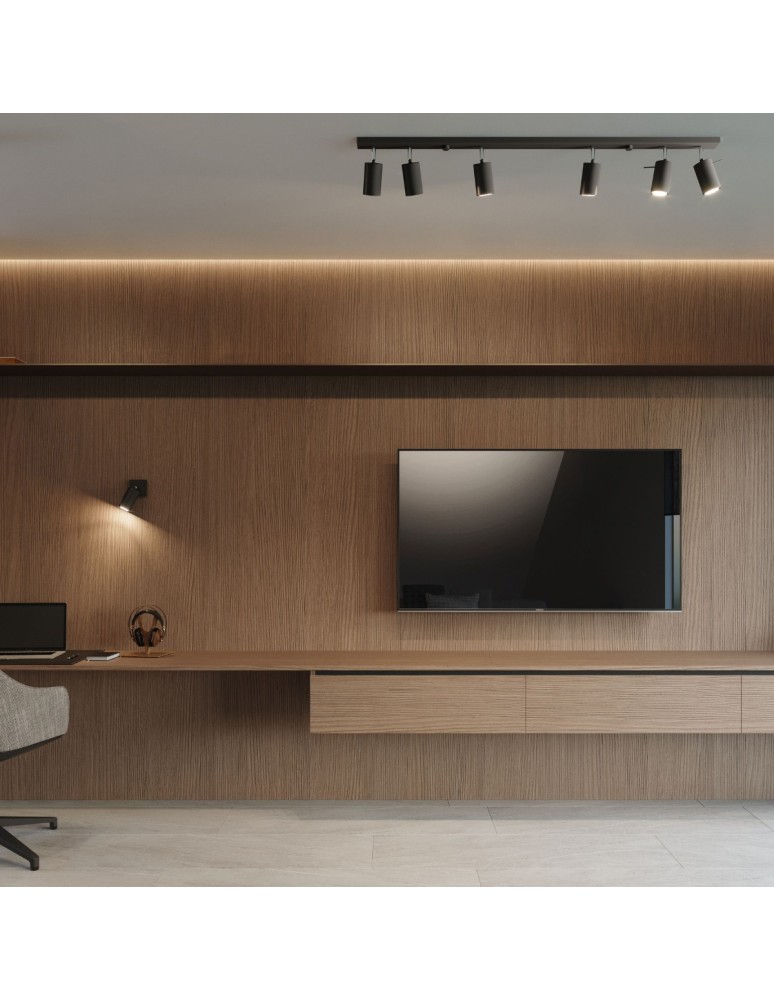 Wall lamps - Sollux Wall lamp RING black SL.0091 - product kolory-swiatla.pl 7