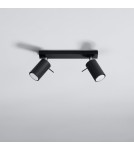 Ceiling lamps - Sollux Plafond RING 2 black SL.0092 - product 2