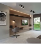 Ceiling lamps - Sollux Plafond RING 2 black SL.0092 - product 8