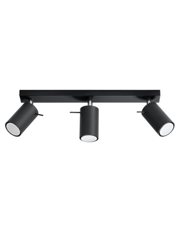 Sollux Plafond RING 3L black SL.0093