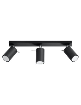 Sollux Plafon RING 3L czarny SL.0093