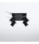 Ceiling lamps - Sollux Plafond RING 4 black SL.0094 - product 2