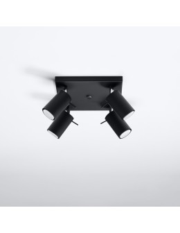 Sollux Plafon RING 4 czarny SL.0094 - produkt 2