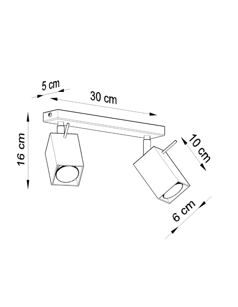 Ceiling lamps - Sollux Plafond MERIDA 2 white SL.0096 - product kolory-swiatla.pl 4