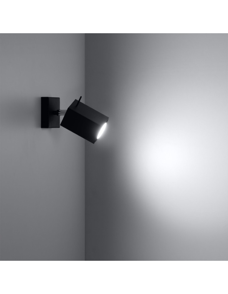 Wall lamps - Sollux Wall lamp MERIDA black SL.0099 - product kolory-swiatla.pl 3