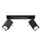 Ceiling lamps - Sollux Plafond MERIDA 2 black SL.0100 - product 1
