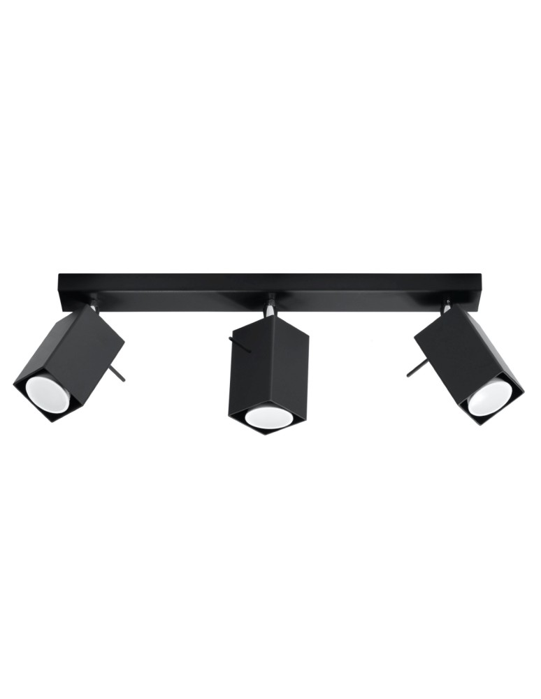 Ceiling lamps - Sollux Plafond MERIDA 3 black SL.0101 - product kolory-swiatla.pl 1