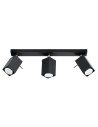 Sollux Plafond MERIDA 3 black SL.0101