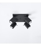 Ceiling lamps - Sollux Plafond MERIDA 4 black SL.0102 - product 2