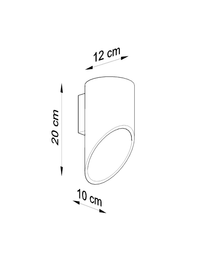 Wall lamps - Sollux Wall lamp PENNE 20 black SL.0113 - product kolory-swiatla.pl 4