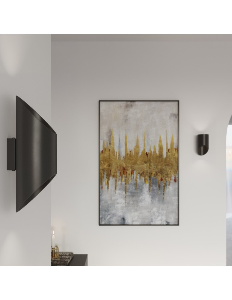 Wall lamps - Sollux Wall lamp PENNE 30 black SL.0114 - product kolory-swiatla.pl 8