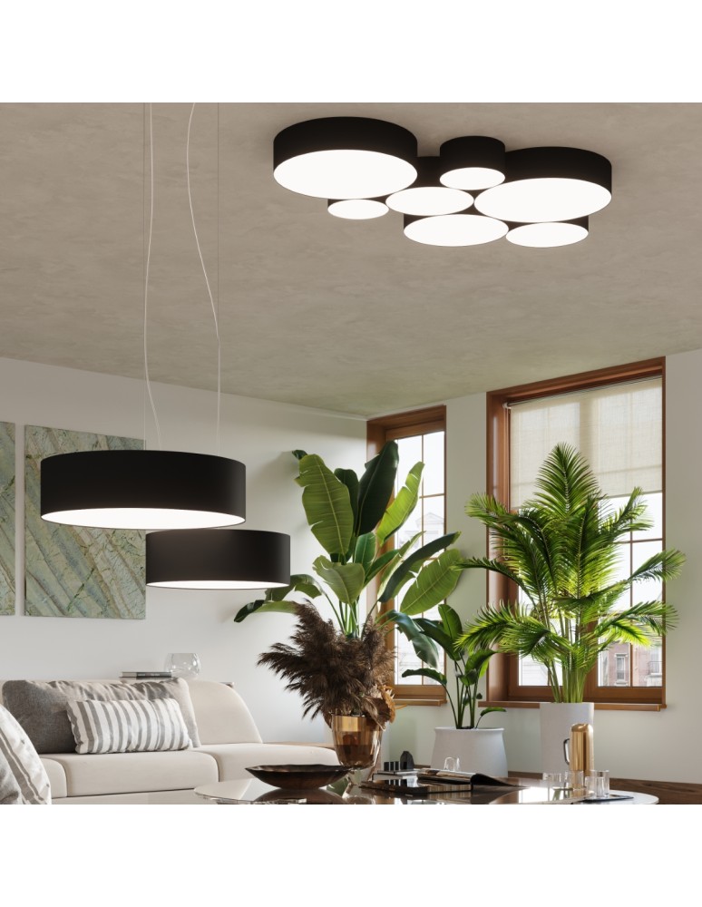 Pendant lamps - Sollux ARENA 35 pendant lamp black SL.0115 - product kolory-swiatla.pl 8