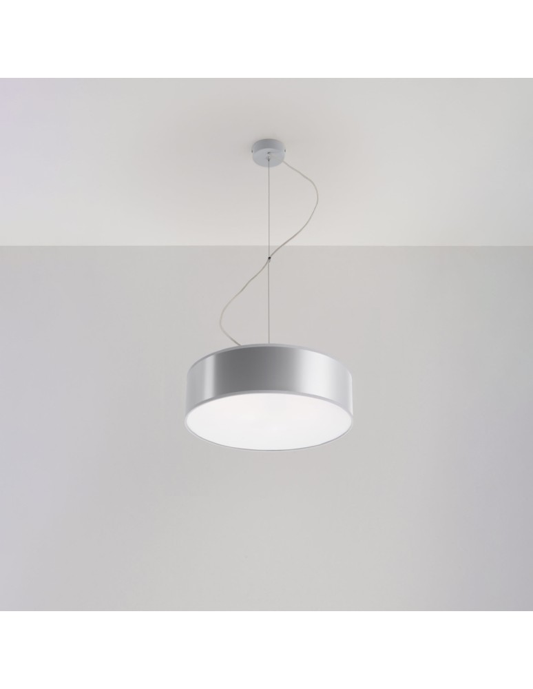 Pendant lamps - Sollux ARENA 35 grey pendant lamp SL.0116 - product kolory-swiatla.pl 2