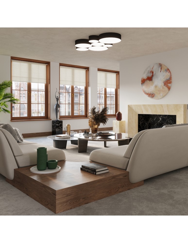 Pendant lamps - Sollux ARENA 45 pendant lamp black SL.0118 - product kolory-swiatla.pl 6