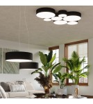 Sollux Lampa wisząca ARENA 45 czarna SL.0118