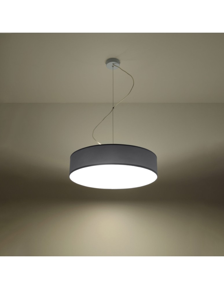 Pendant lamps - Sollux ARENA 45 grey pendant lamp SL.0119 - product kolory-swiatla.pl 3