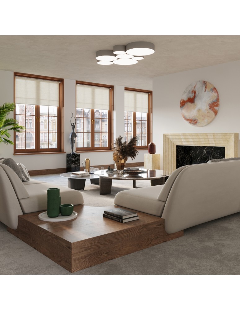 Pendant lamps - Sollux ARENA 45 grey pendant lamp SL.0119 - product kolory-swiatla.pl 6