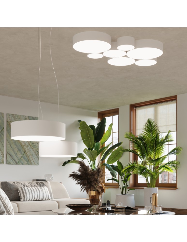Pendant lamps - Sollux ARENA 45 pendant lamp white SL.0120 - product kolory-swiatla.pl 8