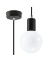 Sollux Lampa wisząca EDISON czarna SL.0152