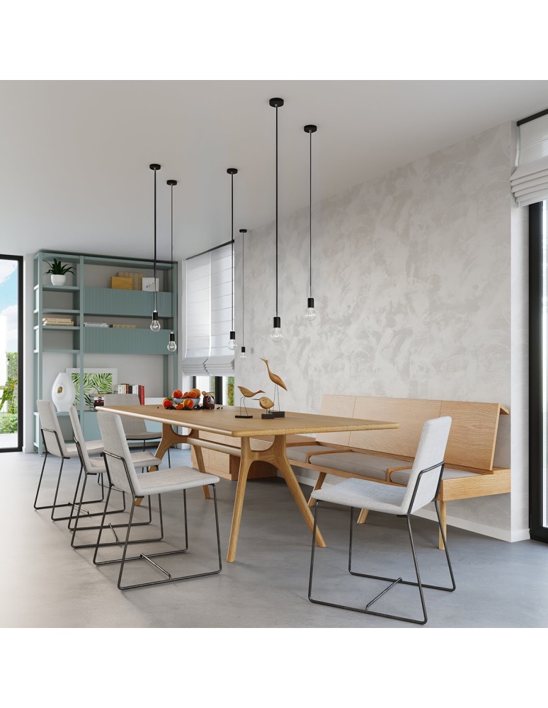 Pendant lamps - Sollux EDISON pendant lamp black SL.0152 - product kolory-swiatla.pl 9