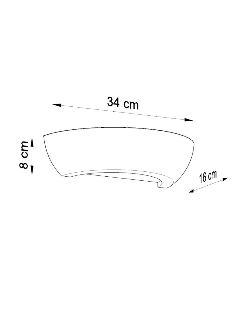 Wall lamps - Sollux OSKAR ceramic wall lamp SL.0160 - product kolory-swiatla.pl 5