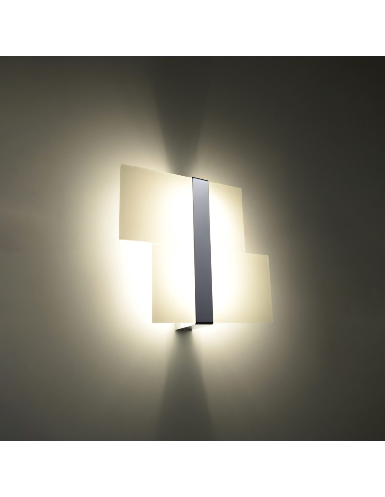 Wall lamps - Sollux Wall lamp MASSIMO chrome SL.0187 - product kolory-swiatla.pl 3