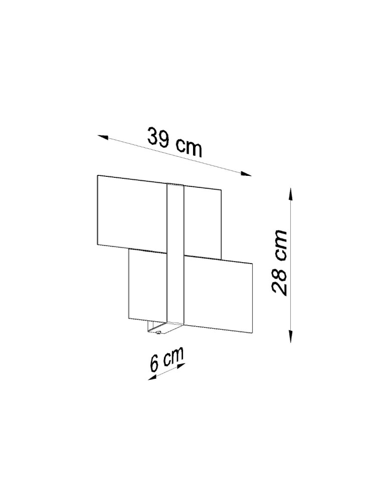 Wall lamps - Sollux Wall lamp MASSIMO chrome SL.0187 - product kolory-swiatla.pl 4