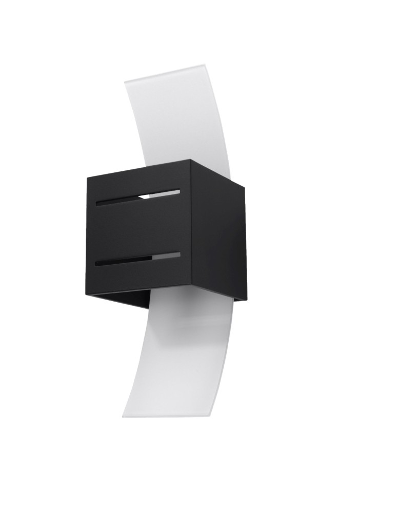 Wall lamps - Sollux Wall lamp LORETO black SL.0201 - product kolory-swiatla.pl 1