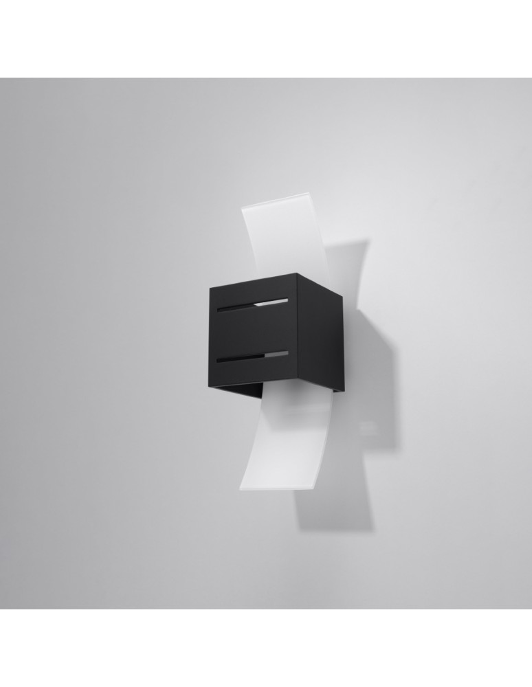 Wall lamps - Sollux Wall lamp LORETO black SL.0201 - product kolory-swiatla.pl 2