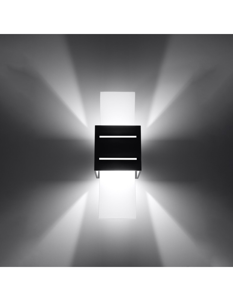 Wall lamps - Sollux Wall lamp LORETO black SL.0201 - product kolory-swiatla.pl 3