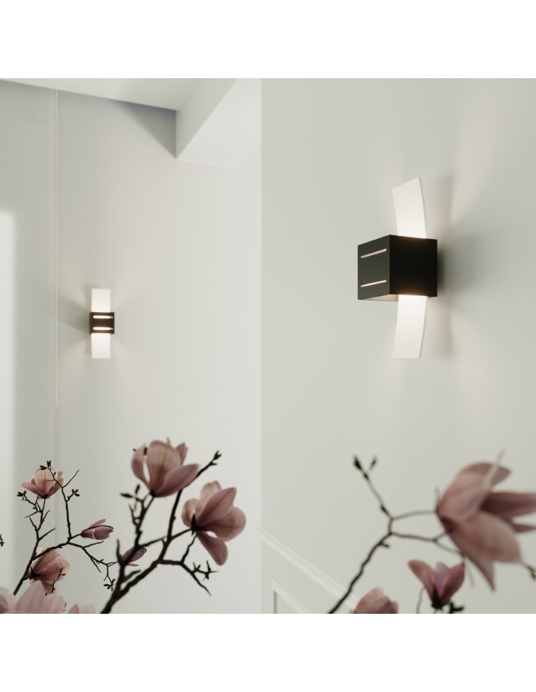 Wall lamps - Sollux Wall lamp LORETO black SL.0201 - product kolory-swiatla.pl 10