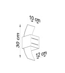 Sollux Kinkiet LORETO szary SL.0202