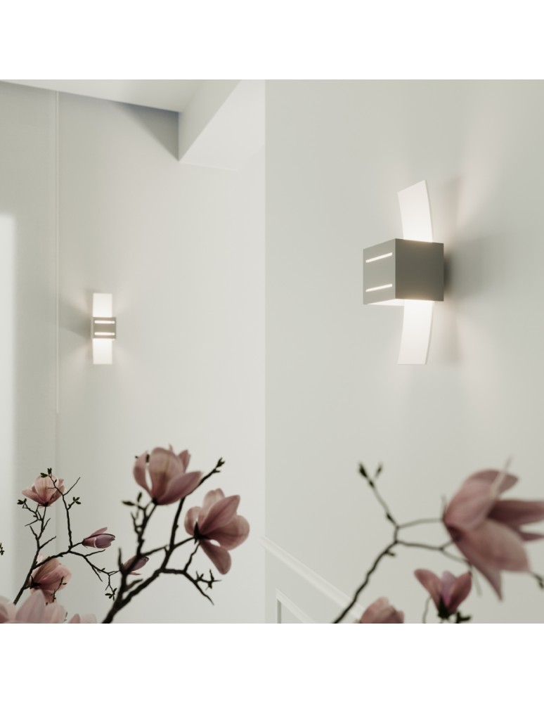 Wall lamps - Sollux Wall lamp LORETO gray SL.0202 - product kolory-swiatla.pl 10