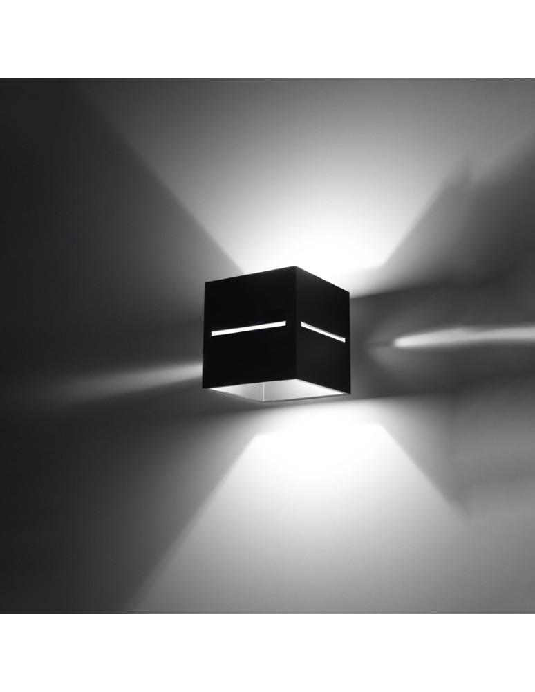 Wall lamps - Sollux Wall lamp LOBO black SL.0204 - product kolory-swiatla.pl 3