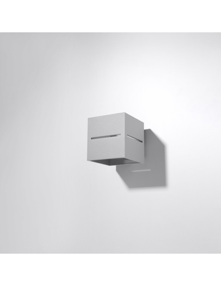 Wall lamps - Sollux Wall lamp LOBO gray SL.0205 - product kolory-swiatla.pl 2