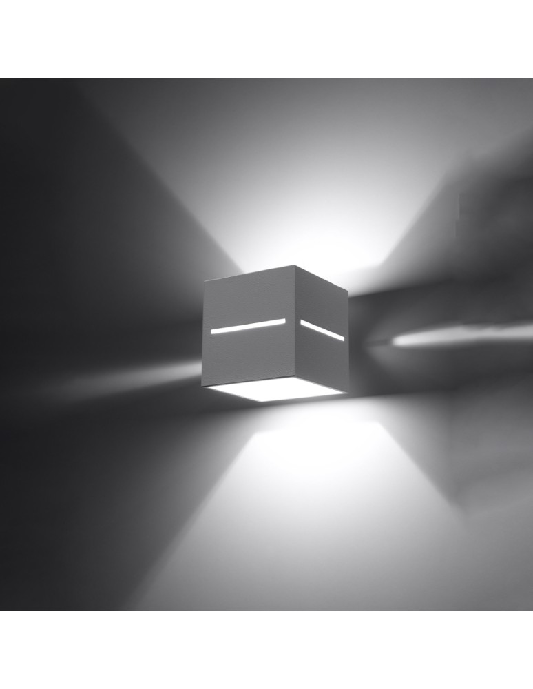Wall lamps - Sollux Wall lamp LOBO white SL.0206 - product kolory-swiatla.pl 3