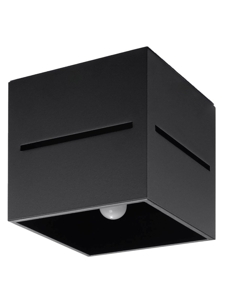 Sollux Plafon LOBO czarny SL.0207 Sollux Plafon LOBO czarny SL.0207