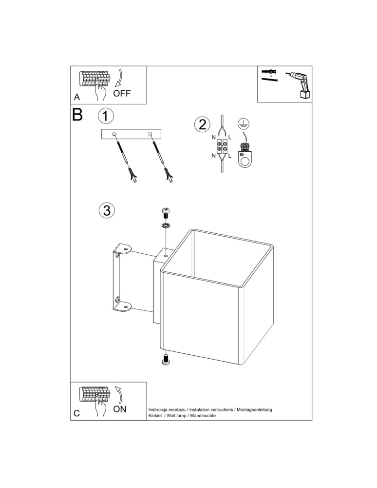 Wall lamps - Sollux Wall lamp RICO SL.0212 - product kolory-swiatla.pl 5