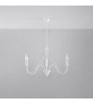 Chandeliers - Sollux Chandelier MINERWA 3 white SL.0213 - product 2
