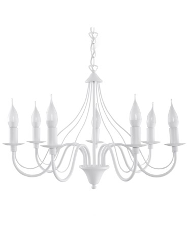 Sollux Chandelier MINERWA 7 white SL.0215